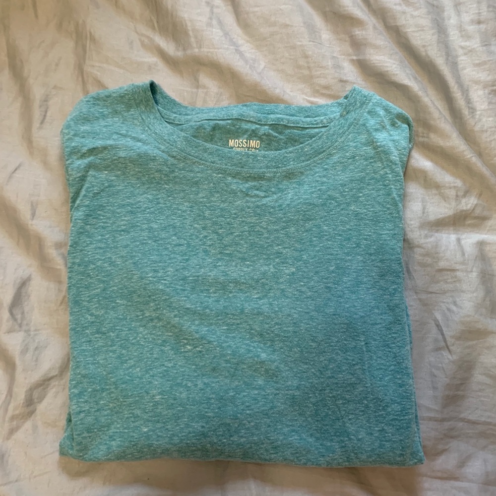 Turquoise Blue long sleeve top